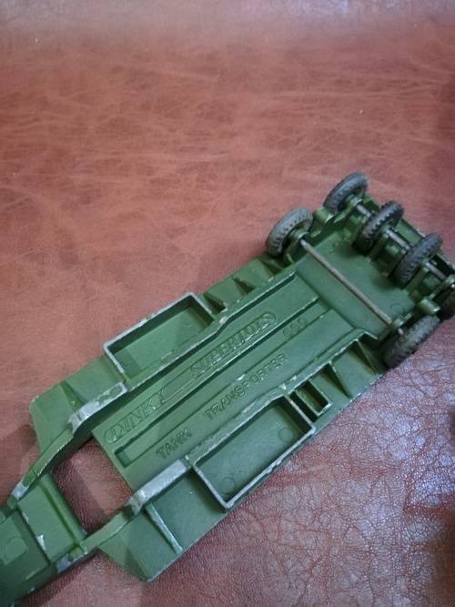 VINTAGE DINKY TOYS TRUCK TANK TRAILER AND TANK BID FOR ALL!!