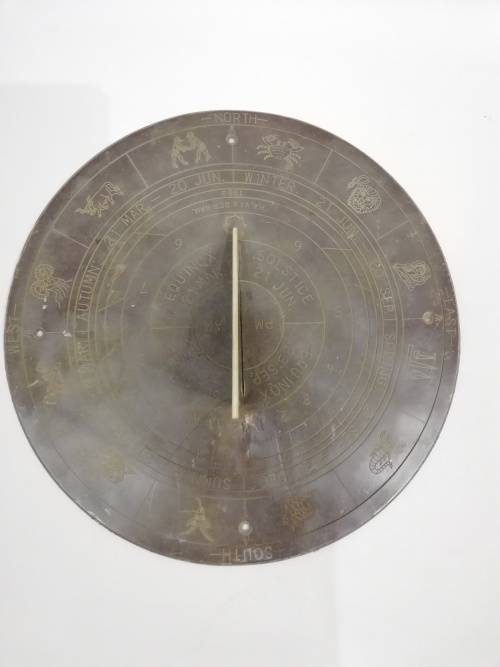 Rare vintage Solid  brass Sundial!!!!