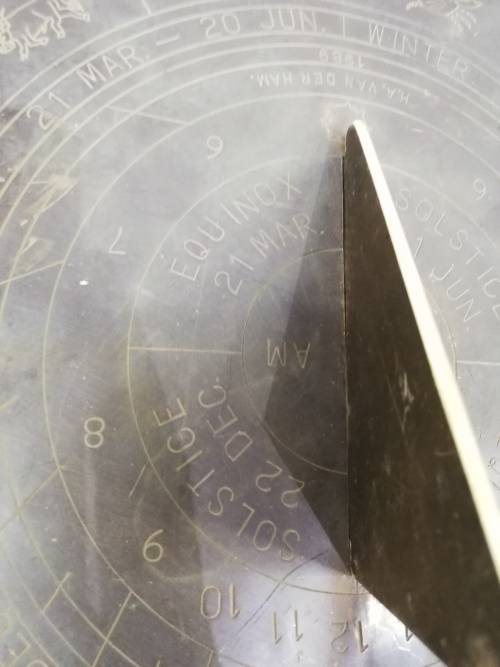 Rare vintage Solid  brass Sundial!!!!
