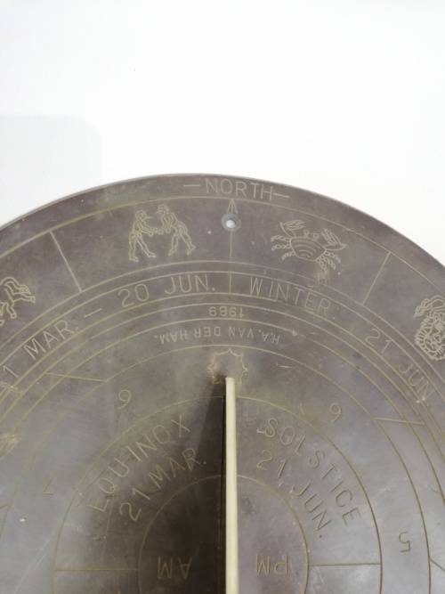 Rare vintage Solid  brass Sundial!!!!