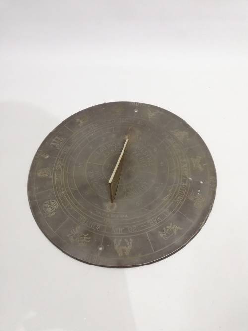 Rare vintage Solid  brass Sundial!!!!