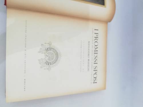 Large Alessandro Manzoni I PROMESSI SPOSI book!!!!