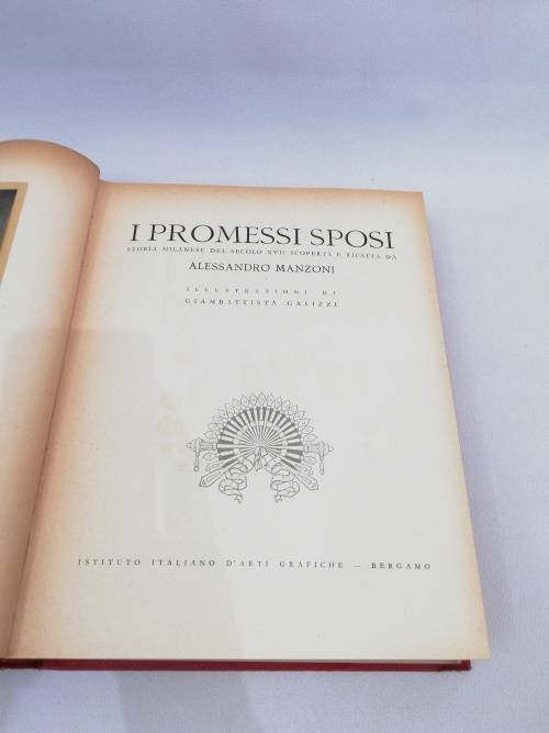Large Alessandro Manzoni I PROMESSI SPOSI book!!!!