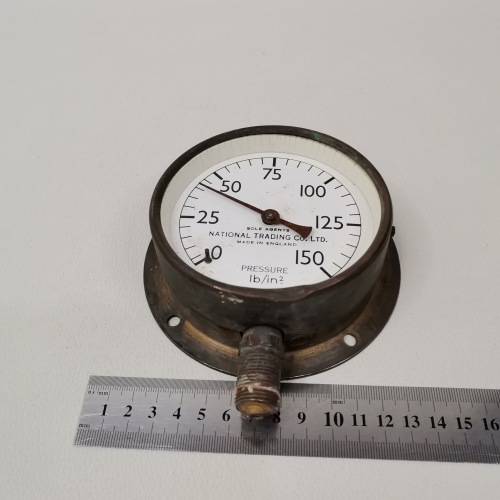 VINTAGE PRESSURE GAUGE MADE IN ENGLAND!!!!