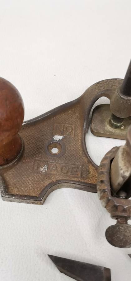 VINTAGE STANLEY NO71 MADE IN THE USA BEEN REPAIRED BUT RARE PIECE!!!!!