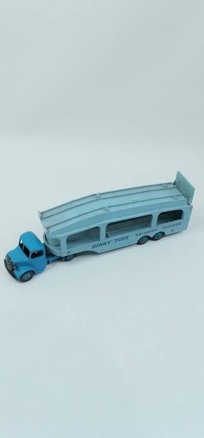 RARE DINKY SUPERTOYS BEDFORD MACCANO TRUCK AND PULLMORE CAR TRANSPORTER!!!