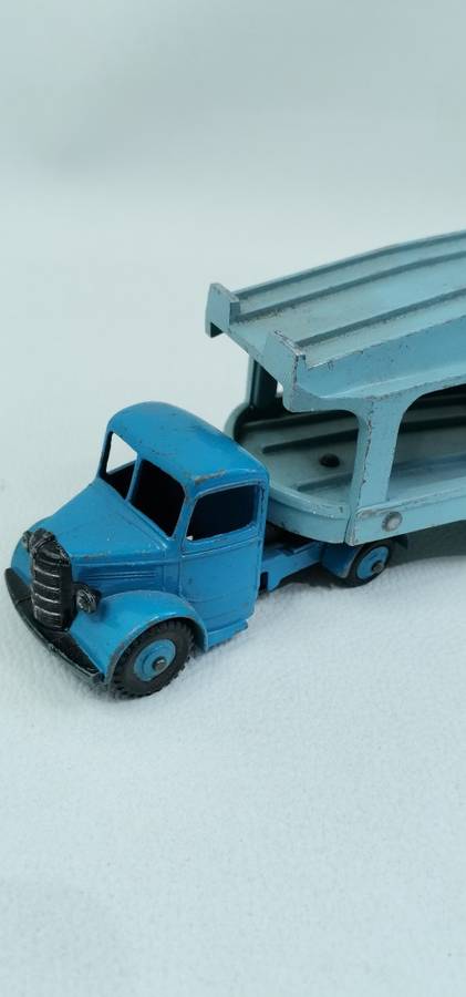 RARE DINKY SUPERTOYS BEDFORD MACCANO TRUCK AND PULLMORE CAR TRANSPORTER!!!