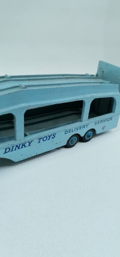 RARE DINKY SUPERTOYS BEDFORD MACCANO TRUCK AND PULLMORE CAR TRANSPORTER!!!