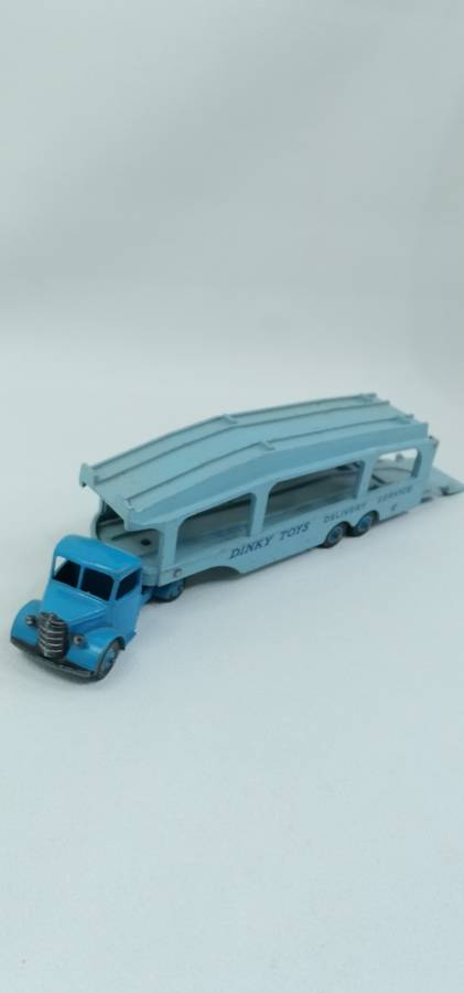 RARE DINKY SUPERTOYS BEDFORD MACCANO TRUCK AND PULLMORE CAR TRANSPORTER!!!