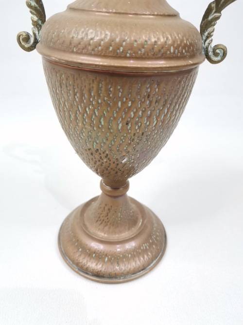 Absolutely beautiful vintage art deco copper and brass vase 32cm Large!!!!
