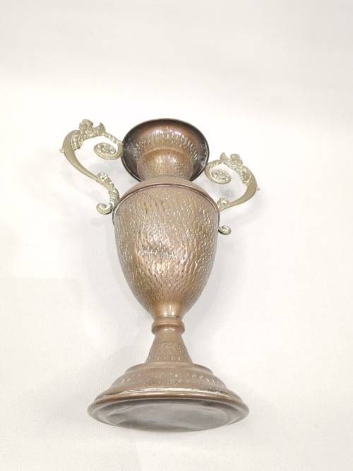 Absolutely beautiful vintage art deco copper and brass vase 32cm Large!!!!