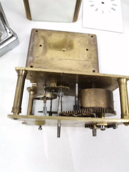 VINTAGE BRASS FRENCH CLOCKS FOR SPARES BID FOR ALL!!!