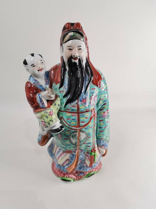 LARGE HIGHLY DETAILED CHINESE 34CM LARGE FIGURE NOT DAMAGED!!!!