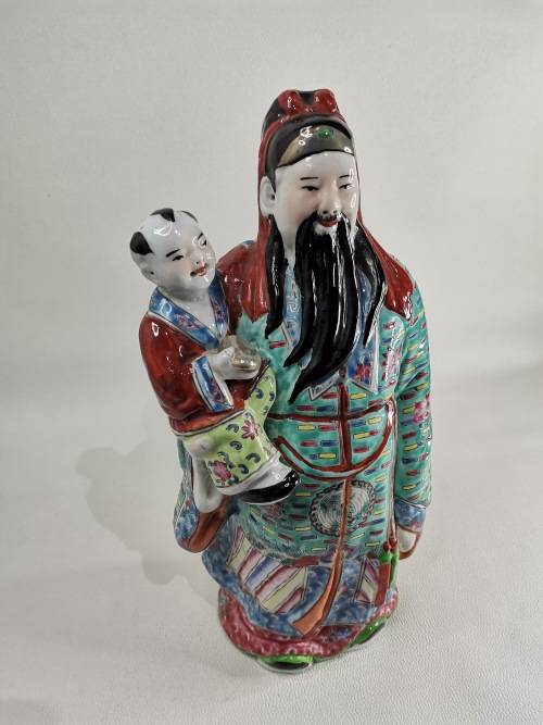 LARGE HIGHLY DETAILED CHINESE 34CM LARGE FIGURE NOT DAMAGED!!!!