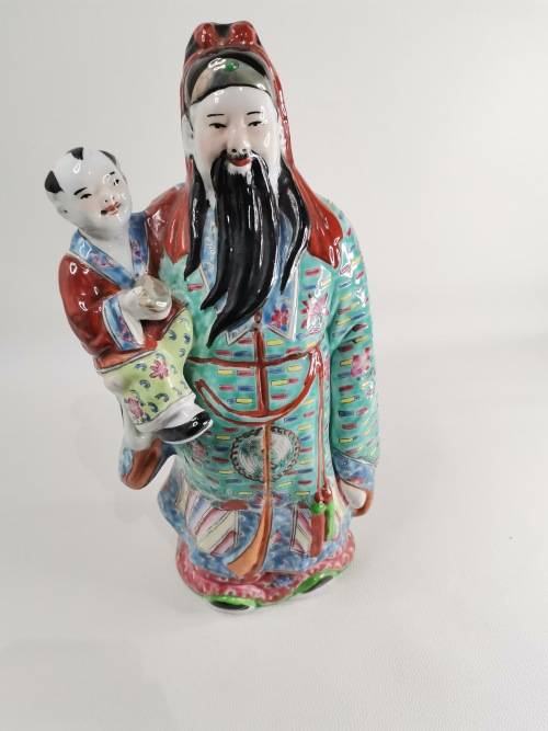 LARGE HIGHLY DETAILED CHINESE 34CM LARGE FIGURE NOT DAMAGED!!!!