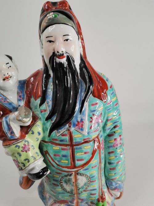 LARGE HIGHLY DETAILED CHINESE 34CM LARGE FIGURE NOT DAMAGED!!!!