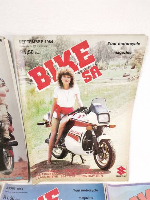 Collection of Bikers SA MAGAZINES from 1985!!!!