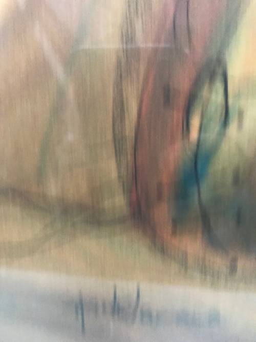 ORIGINAL LARGE Hargreaves Ntukwana SIGNED  PIECE SIZE 78CM X 63CM !!!!