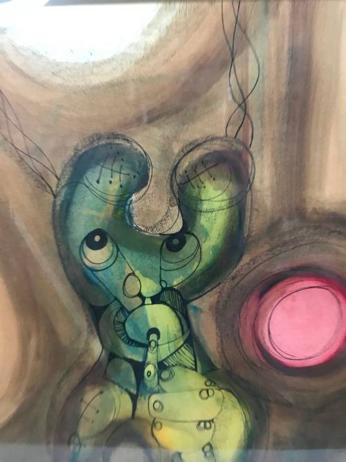 ORIGINAL LARGE Hargreaves Ntukwana SIGNED  PIECE SIZE 78CM X 63CM !!!!