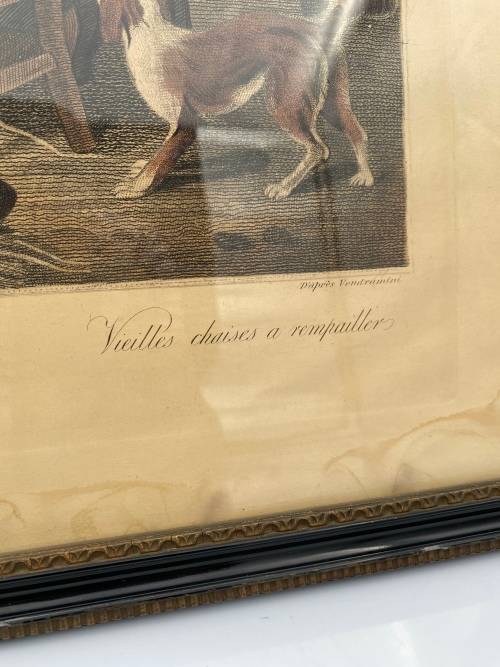ANTIQUE 1795 CRIES OF LONDON NO 10 by Francis Wheatley Hand Colored Engraving !!!!