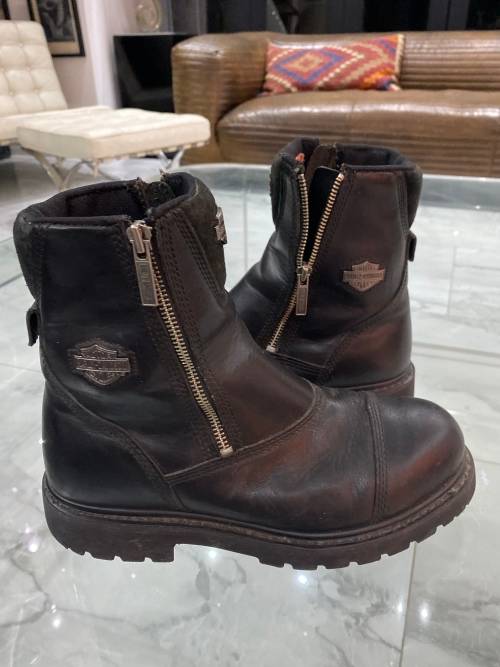 HARLEY DAVIDSON LEATHER BOOTS SIZE 7UK !!!!