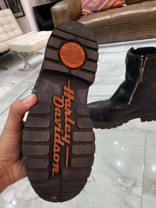 HARLEY DAVIDSON LEATHER BOOTS SIZE 7UK !!!!