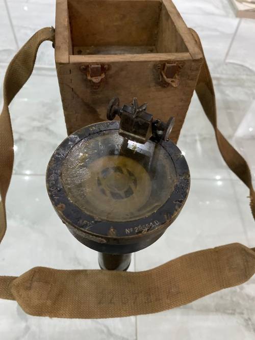 Vintage Air force Compass, Hand Bearing-with Original Case !!!