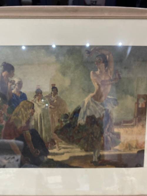 SIR WILLIAM RUSSELL FLINT PRINT SIZE 73CM x 60CM !!!