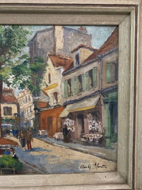 Charles Blondin 1913-1991 ORIGINAL OIL ON CANVAS PAIN SIGNED  SIZE 45CM X 37CM