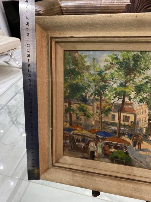 Charles Blondin 1913-1991 ORIGINAL OIL ON CANVAS PAIN SIGNED  SIZE 45CM X 37CM