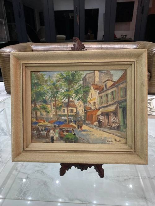 Charles Blondin 1913-1991 ORIGINAL OIL ON CANVAS PAIN SIGNED  SIZE 45CM X 37CM