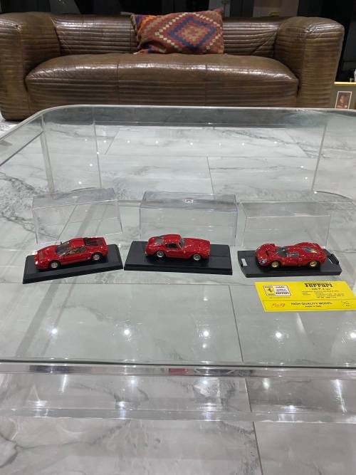 3 highly detailed Ferrari scale 1:43 models bid for all !!!!