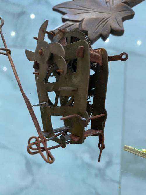 Mini clock with spares as seen on pictures!!!