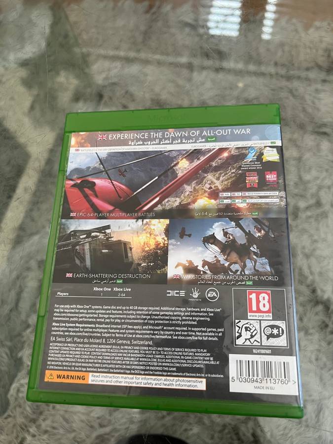 XBOX ONE BATTLEFIELD 1