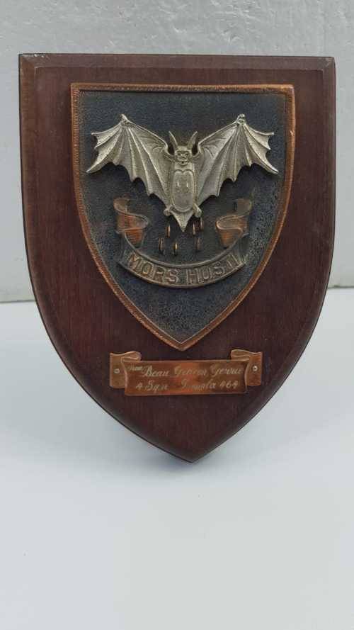 SAAF Plaque. 4 Squadron Impala 464.