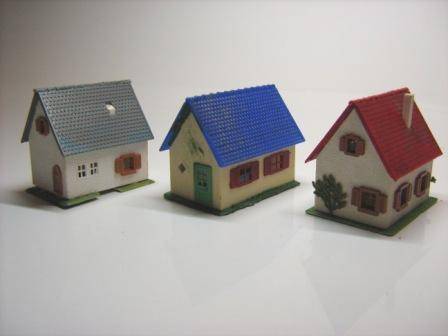N GAUGE 3 set houses