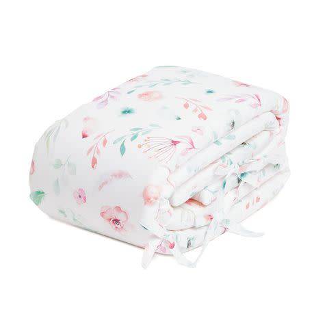 George & Mason Baby - Cot Bumper - Watercolour Floral