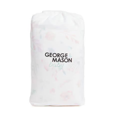 George & Mason Baby - Cot Bumper - Watercolour Floral