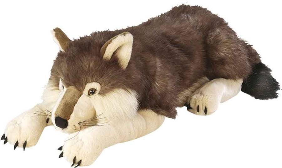 Wild Republic Floppies 76cm Wolf Plush - FREE DELIVERY