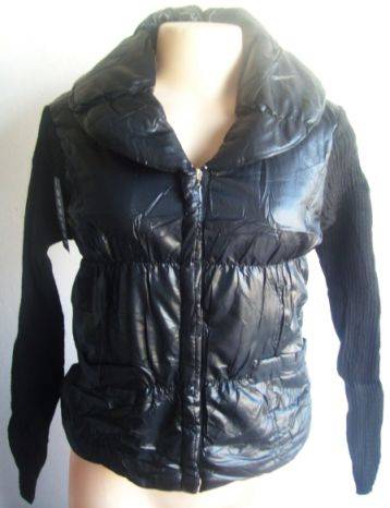 Black Winter Jacket To fit size 34. (To Clear)