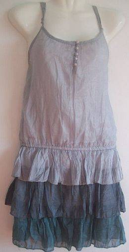 Lovely Grey Strapy Dress/Top. To fit sizes 34 and 36