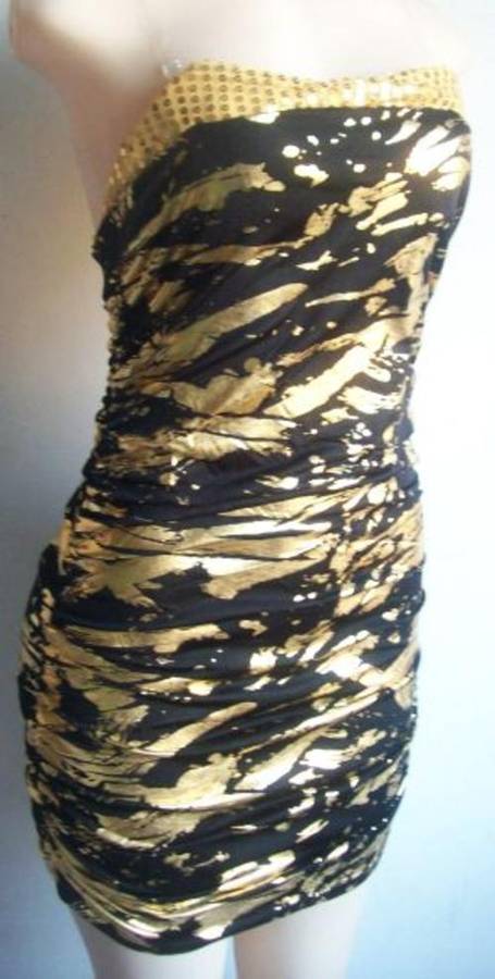 Beautiful Golden Dress. Sizes 32 - 34