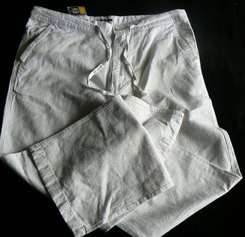 Lovely Cotton White Pants. Stylish and Elegant. Size 38