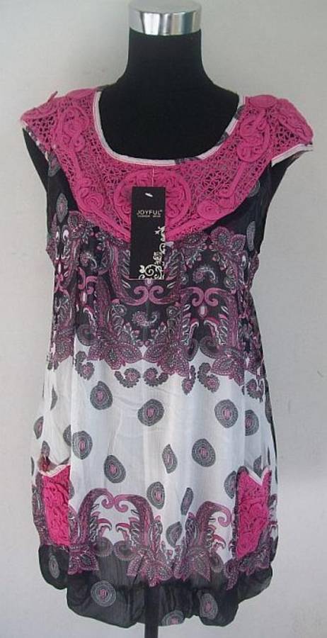 Beautiful Floral Chiffon Tube Top. To fit size 34/36