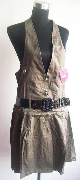 Trendy Khaki Dress - size 38