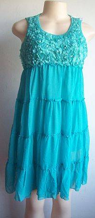 Embellished Chiffon Dress. To Fit Sizes 34/36
