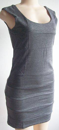 Grey Panel Dress. Size 34
