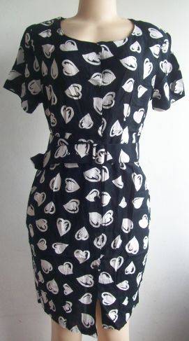 Black and White Floral Dress.  Size 34