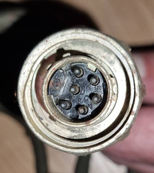 SADF / UDF Microphone and Head Set for military radio