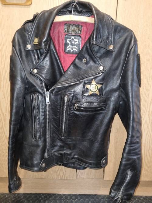 Johannesburg Traffic Department Leather Biker Jacket